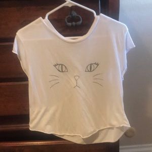cat face shirt